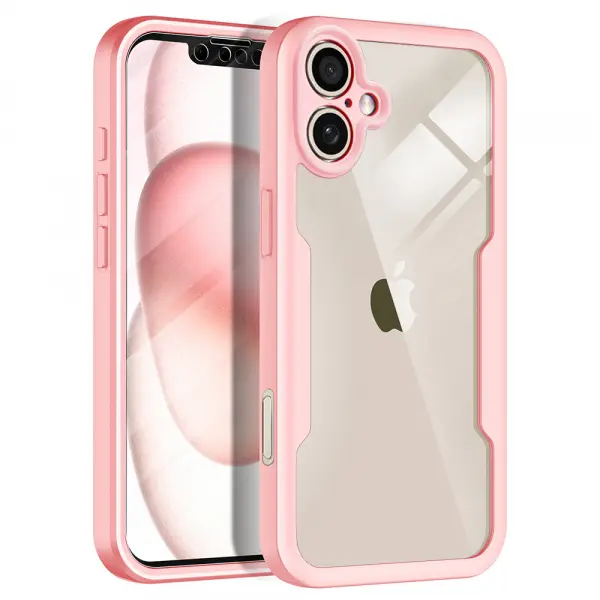 Husa pentru Apple iPhone 17, Techsuit, ColorVerse 360, Roz