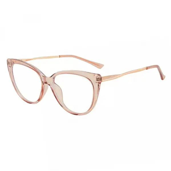 Ochelari De Calculator Dama Techsuit F5018-C6, Anti-Blue Light, Maro