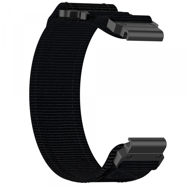 Curea Techsuit W057 pentru Garmin Instinct / Approach / Fenix Watch Series, 20mm, Neagra