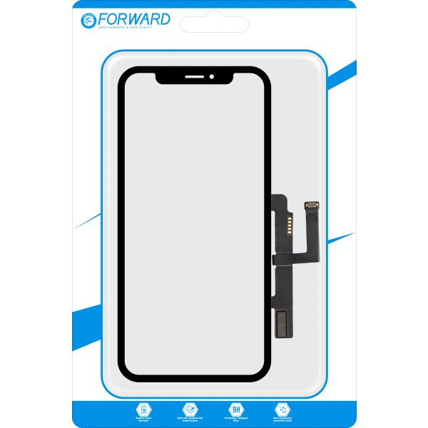 Touchscreen Forward Guard OCA pentru Apple iPhone 11, Negru