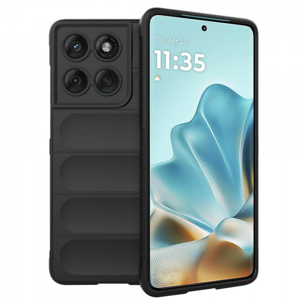 Husa pentru Motorola Edge 60 Fusion / Edge 60, Techsuit, Magic Shield, Neagra