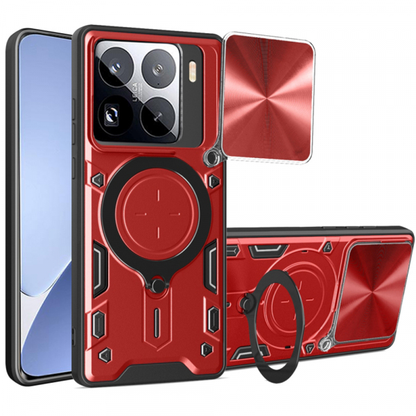 Husa pentru Xiaomi 15 Pro, Techsuit, CamGuard Pro, Rosie
