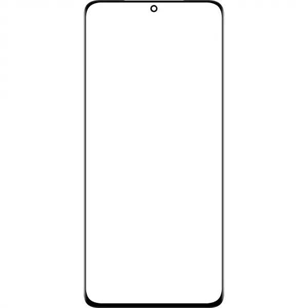 Geam Ecran + Edge Glue / OCA Forward Guard pentru Samsung Galaxy S21 Ultra 5G G998, Negru