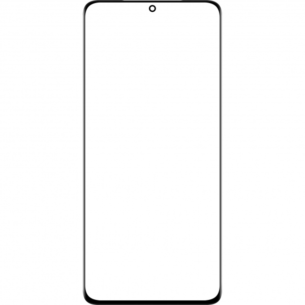 Geam Ecran + Edge Glue / OCA Forward Guard pentru Samsung Galaxy S21 Ultra 5G G998, Negru