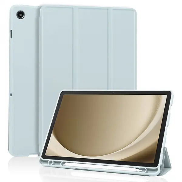 Husa pentru Samsung Galaxy Tab A11+ / Tab A9+, Techsuit, Flex Trifold, Bleu