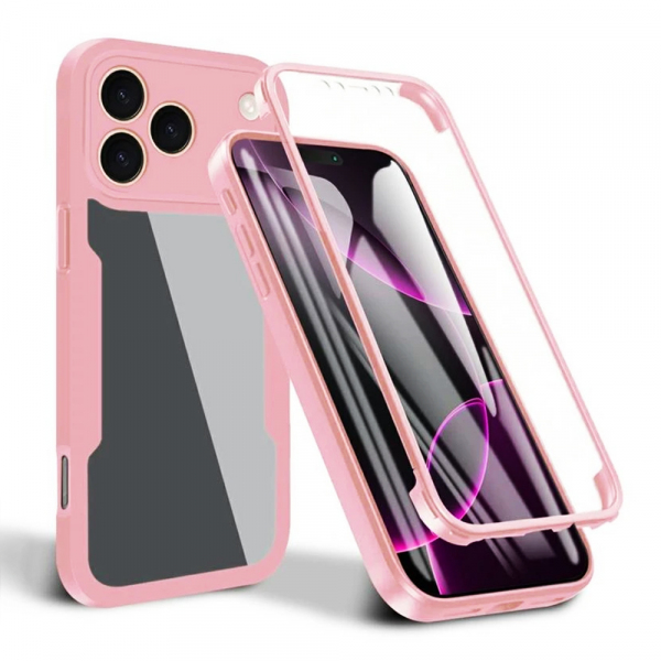Husa pentru Apple iPhone 17 Pro, Techsuit, ColorVerse 360, Roz