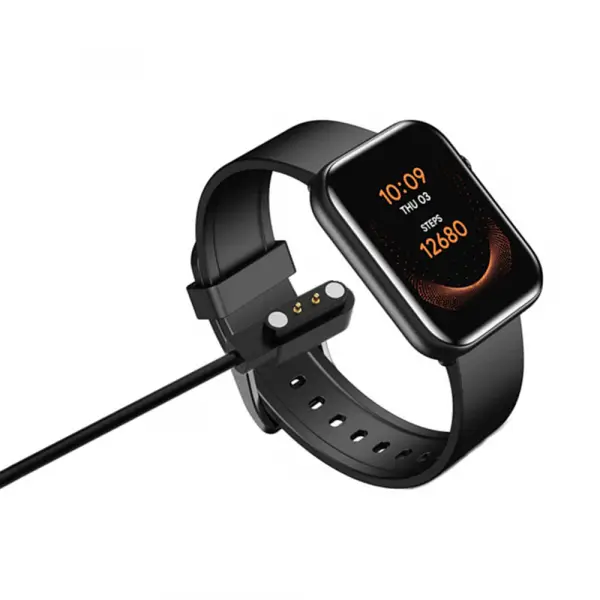 Cablu Incarcare Techsuit TXC7 pentru Nothing CMF Watch Pro / Pro 2, USB-A, Negru