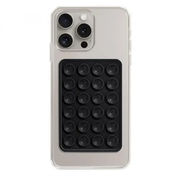 Suport cu Ventuze Techsuit SB-PAD, Negru