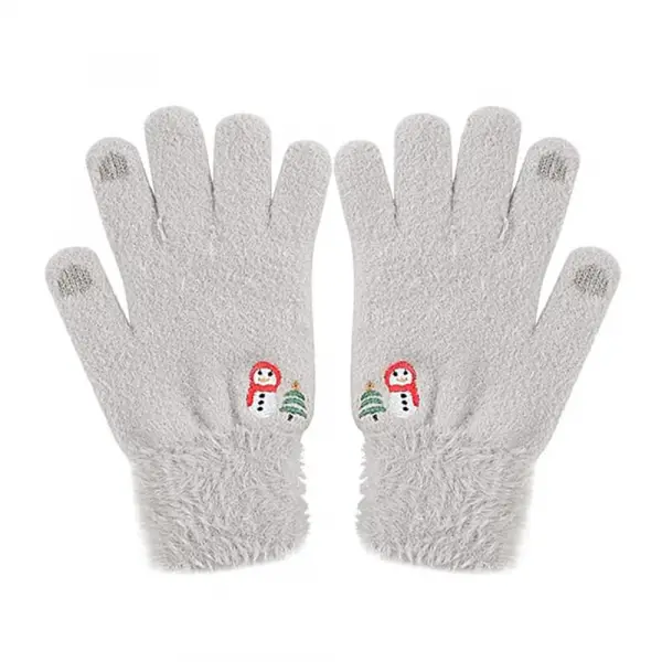 Manusi De Iarna Tactile Dama Techsuit ST0011, Marime 17cm, Gri