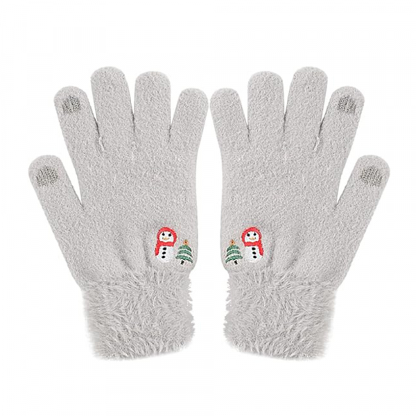 Manusi De Iarna Tactile Dama Techsuit ST0011, Marime 17cm, Gri