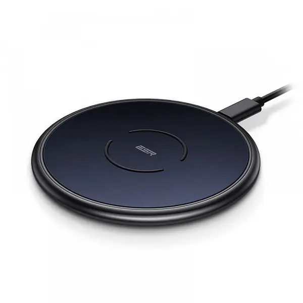 Incarcator Retea Wireless ESR Halolock, 10W, 1.1A, Albastru