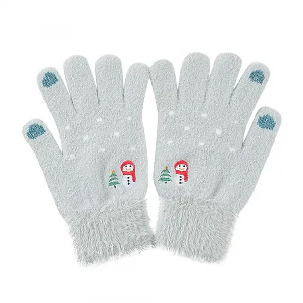 Manusi De Iarna Tactile Dama Techsuit ST0011, Marime 17cm, Albastre