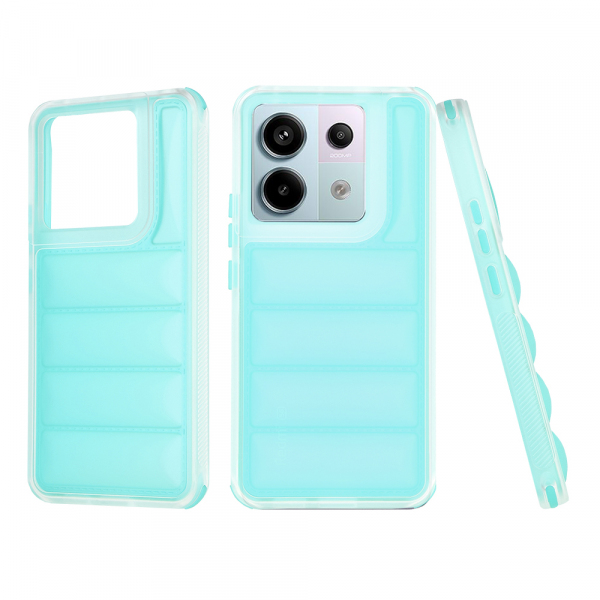Husa pentru Xiaomi Poco X6 / Note 13 Pro 5G, Techsuit, Wave Shield, Turcoaz