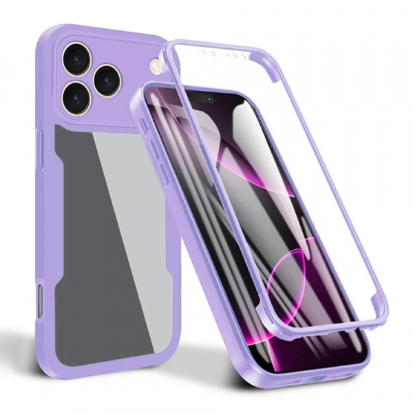 Husa pentru Apple iPhone 17 Pro, Techsuit, ColorVerse 360, Mov