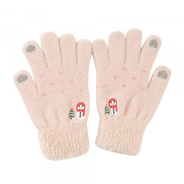 Manusi De Iarna Tactile Dama Techsuit ST0011, Marime 17cm, Bej