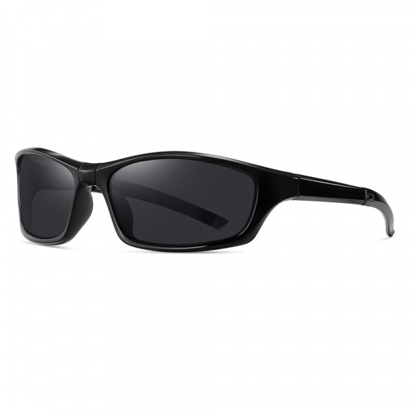 Ochelari De Ciclism Unisex Techsuit 24101, Polarizati, Negri