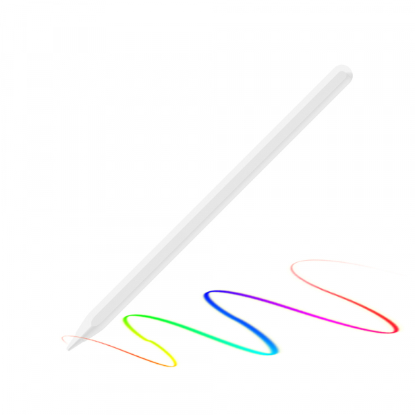 Touch Pen Techsuit AC20-Pro pentru Apple iPad, Versiune Activ, Alb