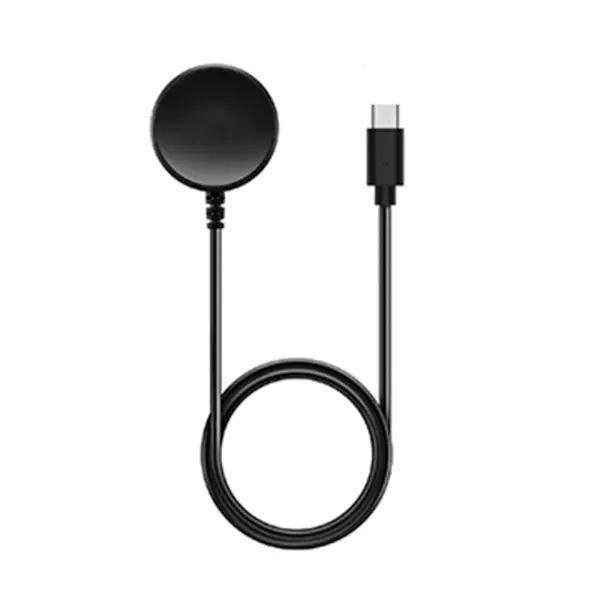 Incarcator Wireless Techsuit TSC22 pentru Samsung Galaxy Watch Series, USB-C, Negru