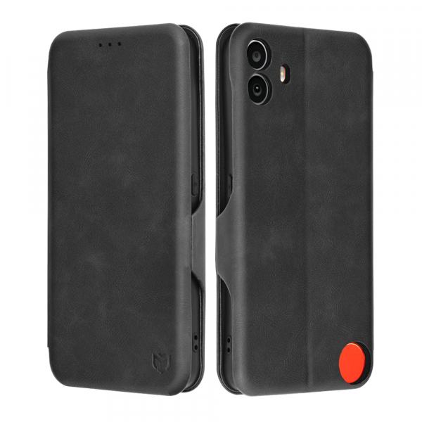 Husa pentru Nothing CMF Phone 1, Techsuit, Safe Wallet Plus, Neagra
