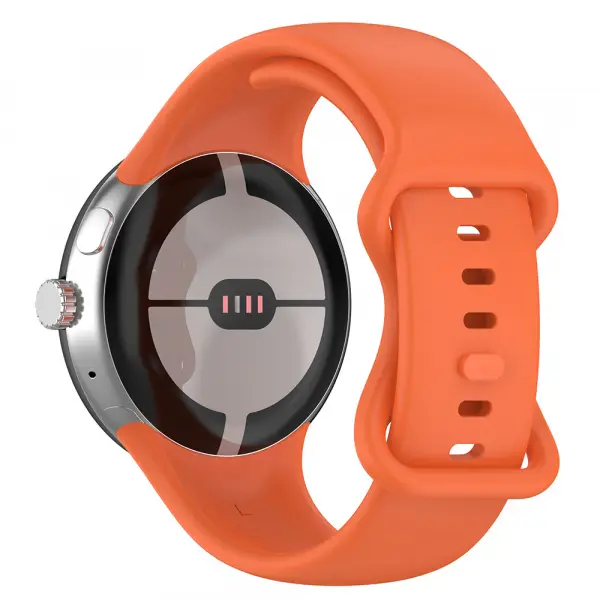 Curea Techsuit W031 pentru Google Pixel Watch 4 41mm /  Watch 3 41mm / Watch 2 / Watch, Portocalie