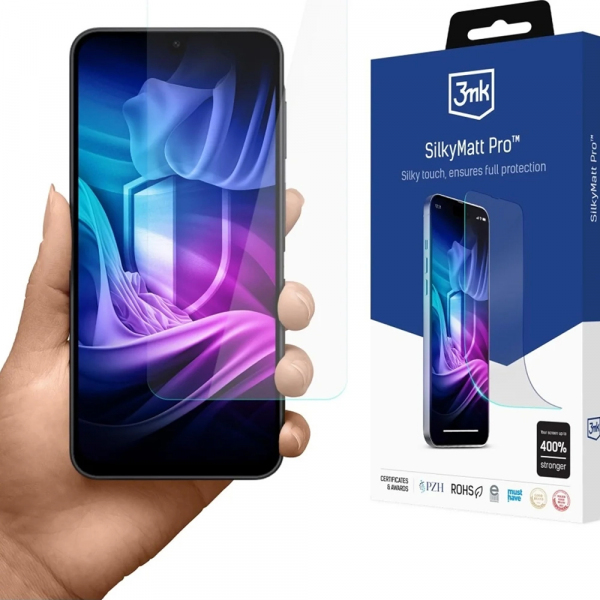 Folie de protectie Ecran Matte 3MK Silky Pro pentru Samsung Galaxy A17 4G / A17 5G / A16 5G A166 / A16 4G A165, Plastic