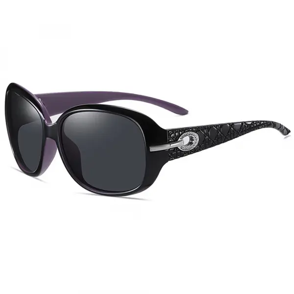 Ochelari De Soare Dama Techsuit 2012, Polarizati, Protectie UV, Negri Mov Gri