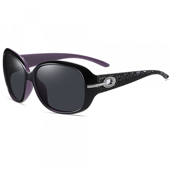 Ochelari De Soare Dama Techsuit 2012, Polarizati, Protectie UV, Negri Mov Gri