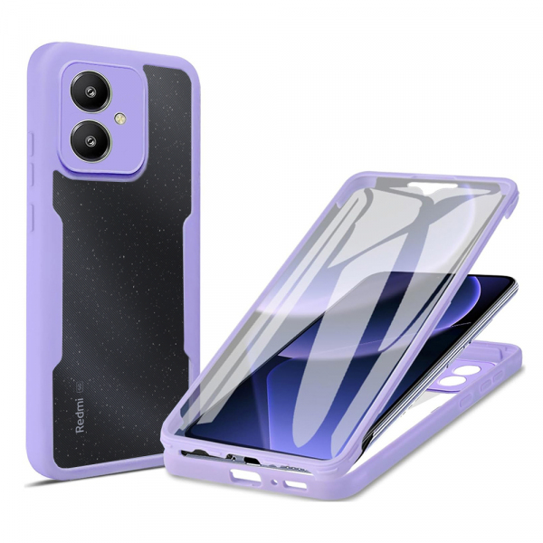 Husa pentru Xiaomi Redmi 13C 5G, Techsuit, ColorVerse 360, Mov