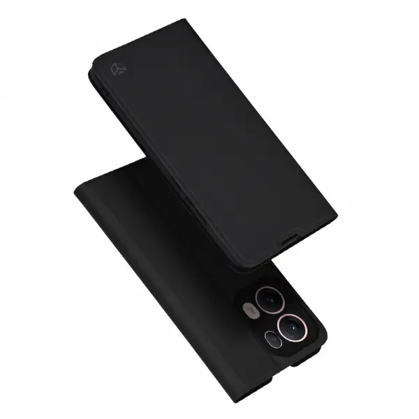 Husa pentru Oppo Reno13 Pro, Techsuit, Magskin Book, Neagra