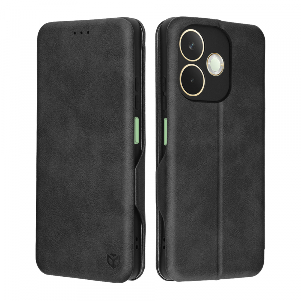 Husa pentru Oppo A5 Pro 4G / A5 Pro, Techsuit, Safe Wallet Plus, Neagra