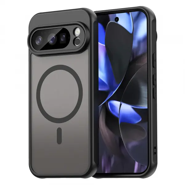 Husa MagSafe pentru Google Pixel 10 Pro, Techsuit, HaloFrost II, Neagra