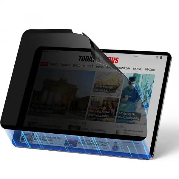 Folie de protectie Ecran Privacy ESR Magnetic pentru Apple iPad Pro 11 (2024), Plastic