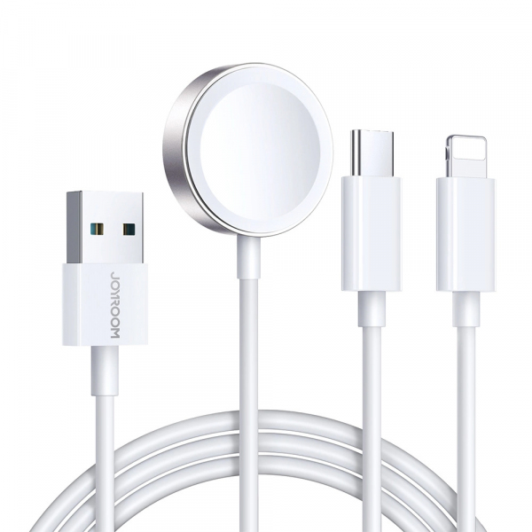 Incarcator Wireless Joyroom S-IW008 pentru Apple Watch Series, USB-A, Alb