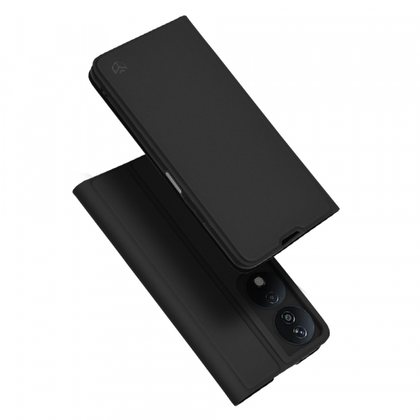 Husa pentru Honor X7b 5G / 90 Smart / X7b 4G, Techsuit, Magskin Book, Neagra