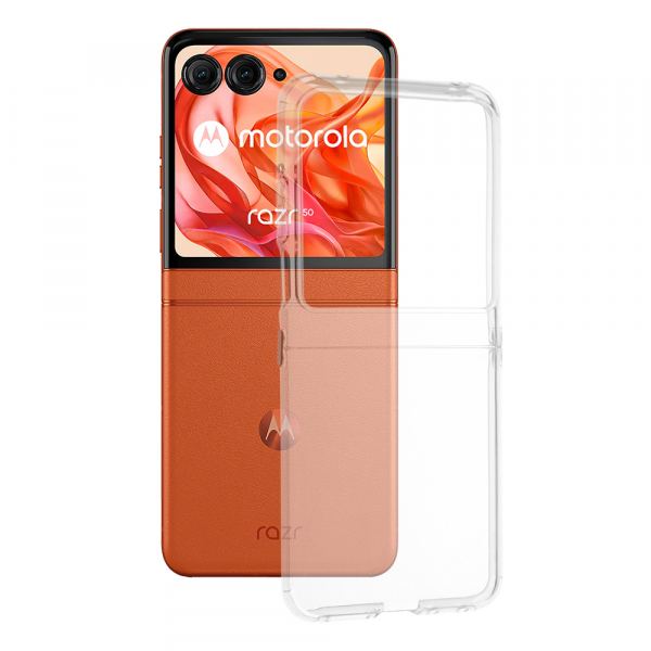 Husa pentru Motorola Razr 60 / Razr 50, Techsuit, Clear, Transparenta