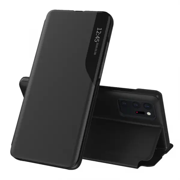 Husa pentru Samsung Galaxy Note 20 Ultra 5G N986 / Note 20 Ultra N985, Techsuit, eFold, Neagra