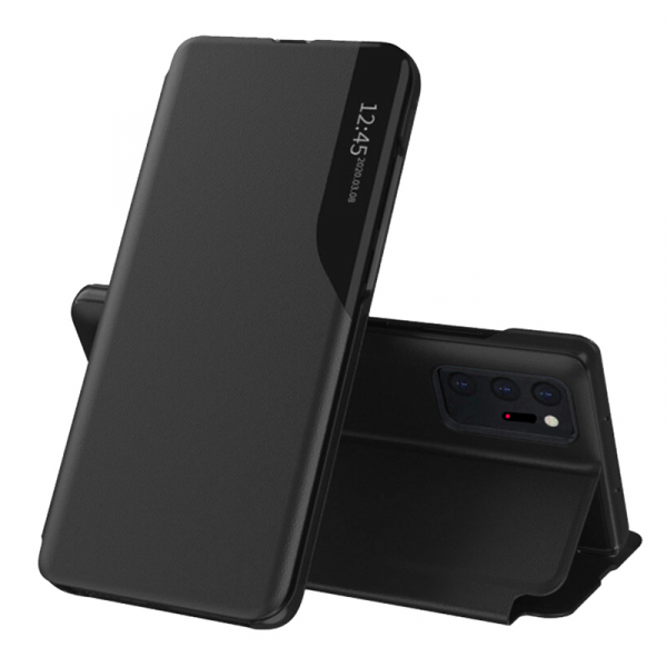 Husa pentru Samsung Galaxy Note 20 Ultra 5G N986 / Note 20 Ultra N985, Techsuit, eFold, Neagra