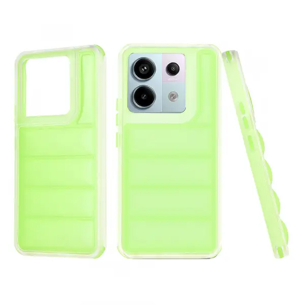 Husa pentru Xiaomi Poco X6 / Note 13 Pro 5G, Techsuit, Wave Shield, Verde