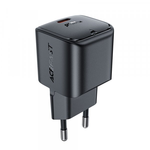 Incarcator Retea Acefast A77, 30W, 3A, 1 x USB-C, Negru