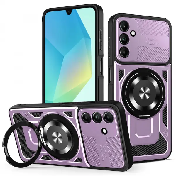 Husa pentru Samsung Galaxy A16 5G A166 / A16 4G A165, Techsuit, RuggedCam, Mov