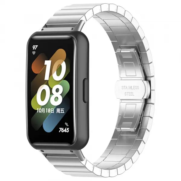 Curea Techsuit W012 pentru Garmin Watch Fenix / Forerunner Series, 22mm, Argintie