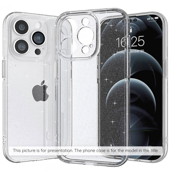 Husa pentru Honor 400 Smart 4G / X7d 4G / 400 Smart 5G, Techsuit, SparkleSkin, Transparenta