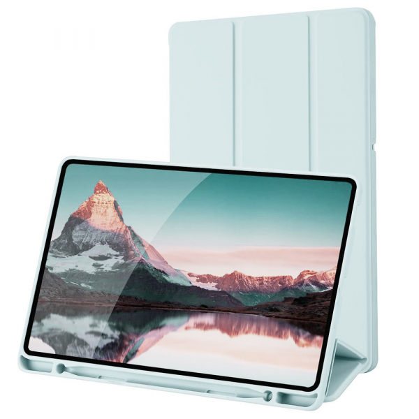 Husa pentru Samsung Galaxy Tab S6 Lite (2024) / Tab S6 Lite (2022) / Tab S6 Lite (2020), Techsuit, Flex Trifold, Bleu
