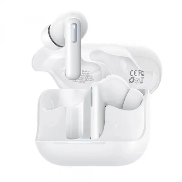 Handsfree Bluetooth Yesido TWS34, TWS, ANC, Alb