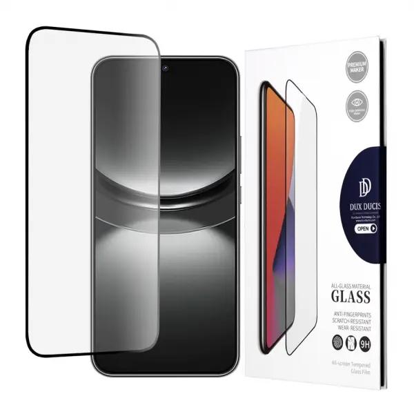 Folie de protectie Ecran DUX DUCIS pentru Huawei nova 12, Sticla Securizata, Edge Glue, Neagra