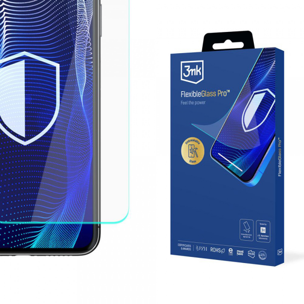 Folie de protectie Ecran 3MK FlexibleGlass Pro pentru Samsung Galaxy S24 S921, Sticla Flexibila, Full Glue, Neagra