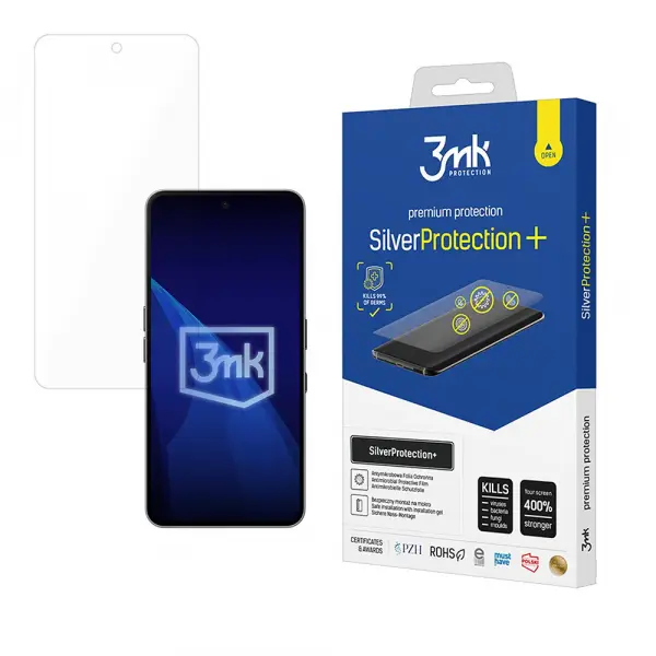 Folie de protectie Ecran 3MK Silver Protect+ pentru Nothing Phone (3a) / Phone (3a) Pro, Plastic