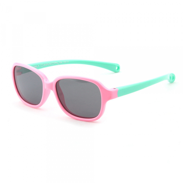 Ochelari De Soare Bebelusi Techsuit 8192-C3, Polarizati, Roz Verzi