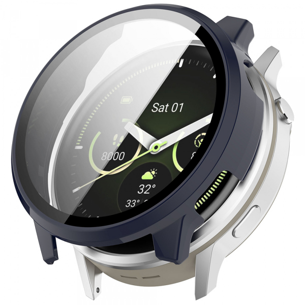 Husa Techsuit Defense360 Pro pentru Garmin Venu 4 45mm, Bleumarin