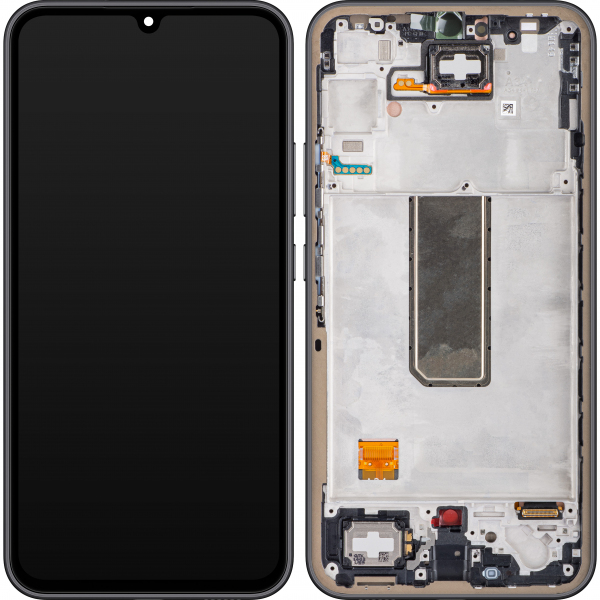 Display cu Touchscreen Samsung Galaxy A34 A346, cu Rama, Negru (Graphite), Service Pack GH82-31200A